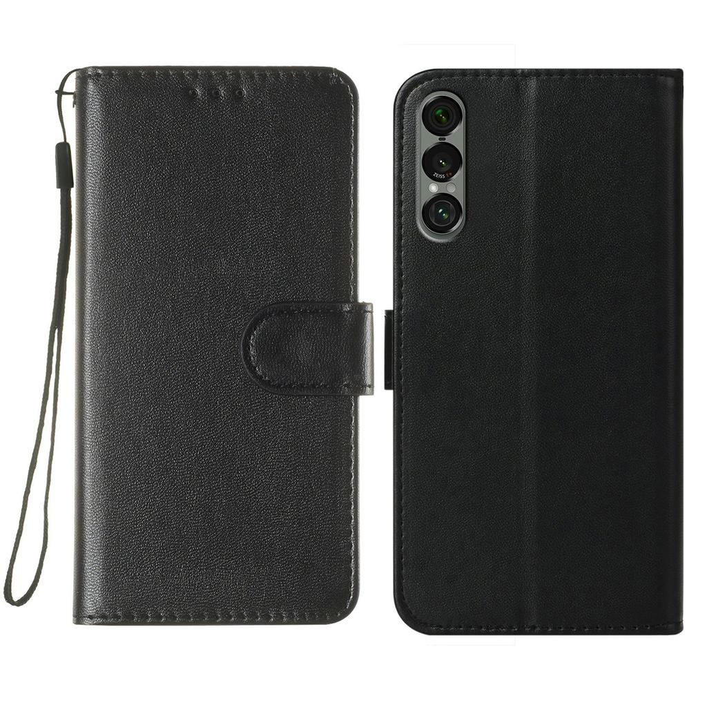 Für Sony Xperia 1 VII Hülle PU Leder Flip Handyhülle Brieftasche Kartenfach Halter