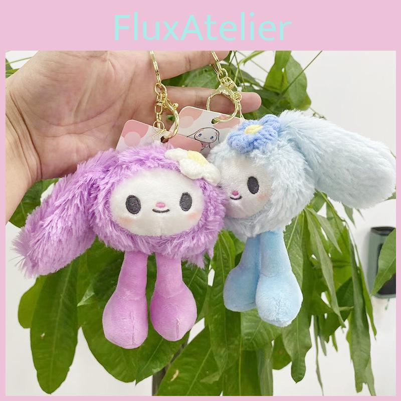 Soft And Cuddly Cartoon Rabbit Plush Keychain Doll Perfect For Backpack Accessory