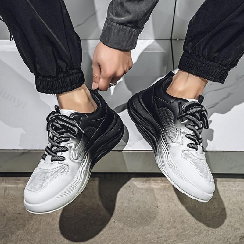Fashion 2025 New Men's Shoes Summer Breathable Mesh Anti Slip Running Sports Shoes Fashion Trend Versatile Comfortable Chunky sneakers