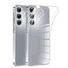 Shockproof Clear Silicone Soft Case For Samsung S25 S24 S23 S22 S21 Ultra Plus Note20 Galaxy Phone Cases Cover