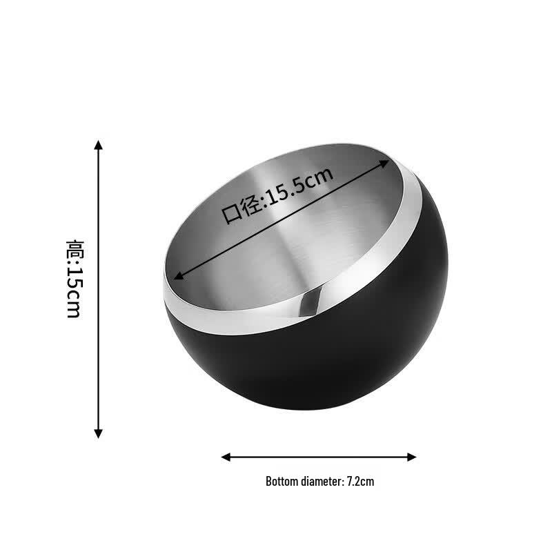 Stainless Steel Slanted Dipping & Sauce Bowl