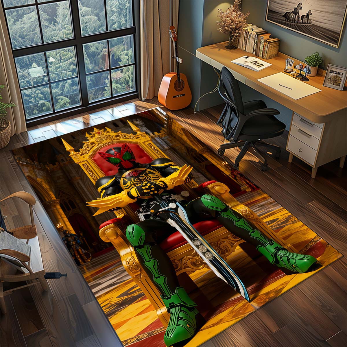 

Kamen Rider Area Carpet for Living Room Bedroom Home Decor Cool Movie Mat Floor Mat 60x90cm