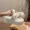Fashion Shoes Summer Clogs Woman Loafers Slippers Soft Slides Platform Rubber Flip Flops Pantofle Fashion Beach Comfort Hawaiian 2025