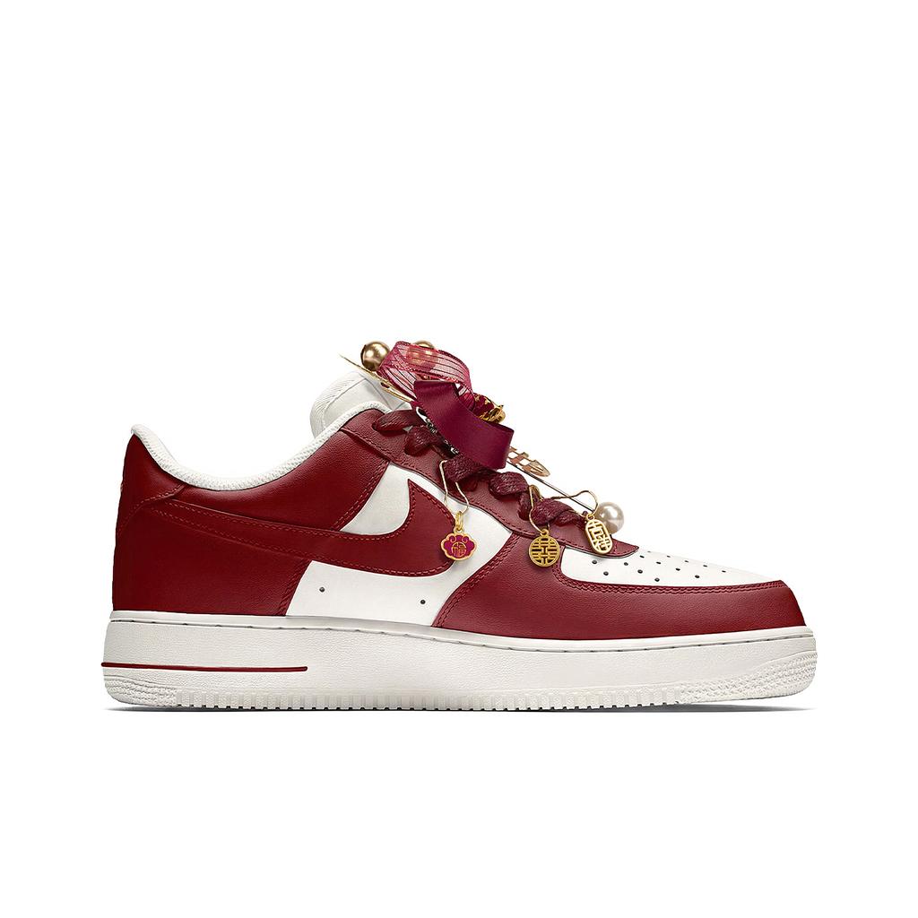 Nike Air Force 1 Svatba Box, Svatba Boty, Příznivý Drak A Fénix Odolné proti Opotřebení Nízké Skateboardové Boty CZ0270-106(Team2363-S-BOX)