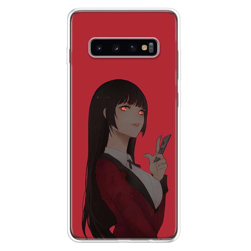 Anime Kakegurui Phone Case For Samsung Galaxy S26 S25 Edge S24 S23 Ultra S22 Plus S21 S20 FE Soft TPU Back Cover Funda Galaxy S2
