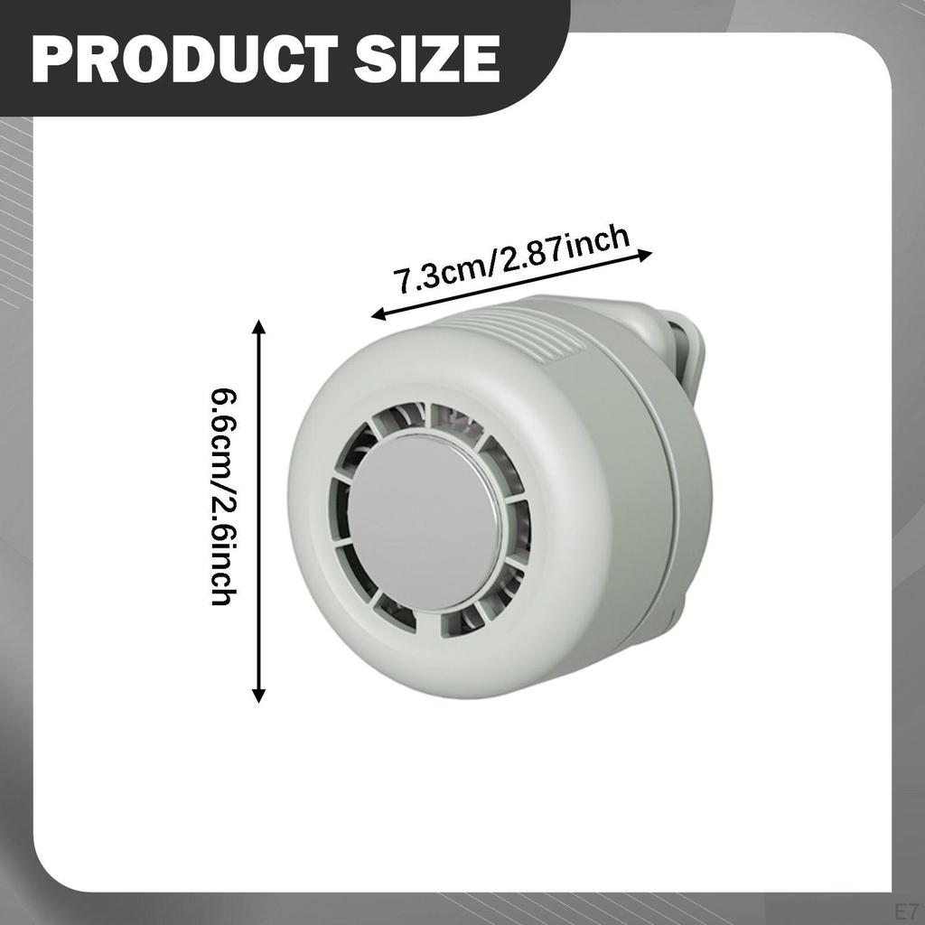 Versatile Mini Bladeless Wearable Personal Fan for Outdoor Indoor Men Women Kids Adults Sports