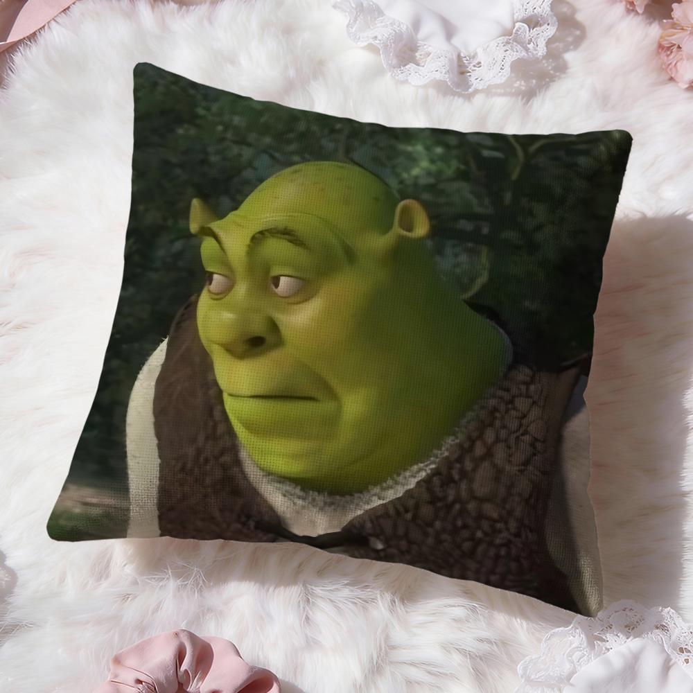 Anime S-ShrekS Povlak na polštář Prémiový komfort Oboustranný povlak na polštář - Design dva v jednom pro jakoukoli místnost a interiér auta
