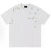 Embroidery Style Women's T-shirt Round Neck Loose Floral Pattern Ladies T-shirts Casual Comfortable Famale Short Sleeved Top