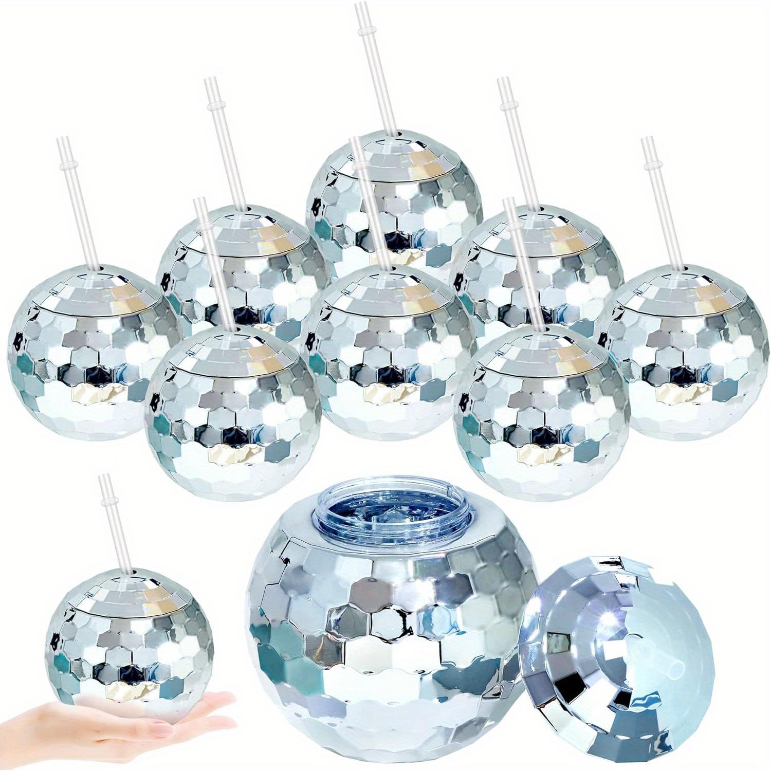 

10 шт. диско-коктейльных бокалов 70-х годов, многоразовые стаканы для напитков для барных вечеринок Disco Cup