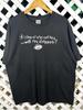 Vintage 1990s If I close my eyes real hard , Will you disappear ? funny Quote Tshirt / XLarge