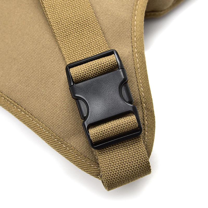 Men Canvas Drop Waist Bag Leg Pack Fanny Pack For Bicycle Motorcycle Work High Quality Belt Bag With Multiple Pockets