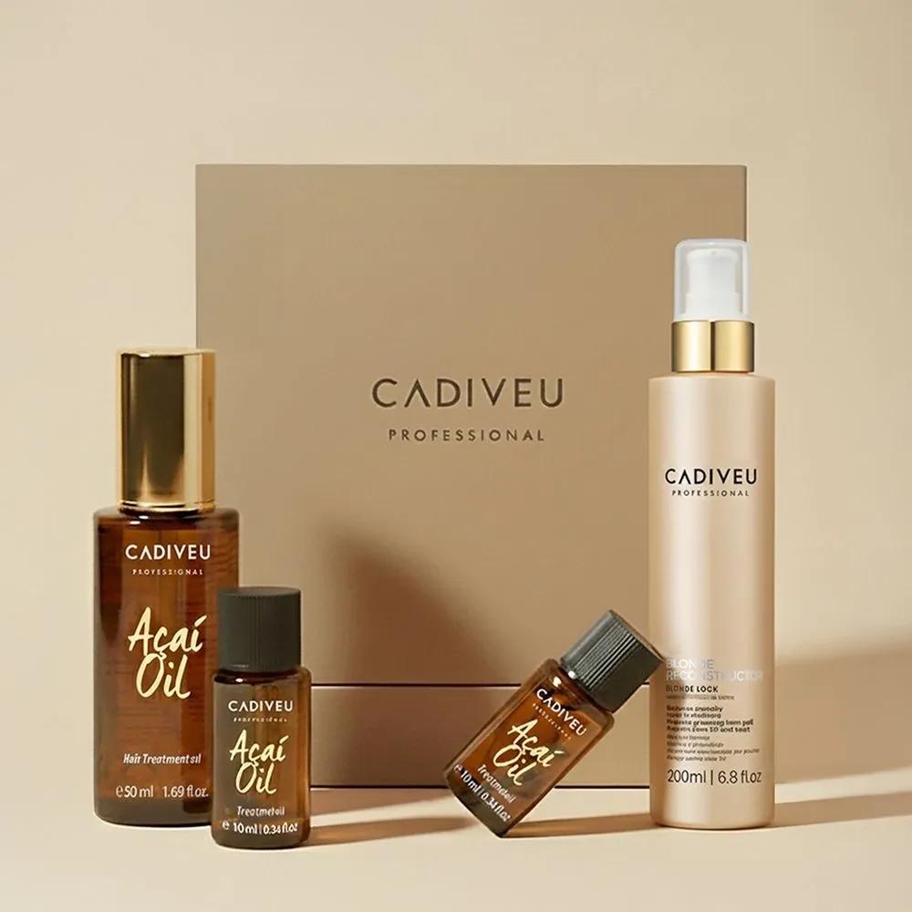 Cadiveu Cuticle Hair Care Set / Acai Oil 70ml + Blonde Rock 200ml