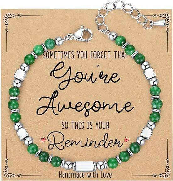 Bracelet de Couple Bohème 4MM: Pierre Naturelle Perlée avec Turquoise Zèbre Poudre et Acier Inoxydable