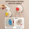 6PCS/3PCS/1PC Suction Cup Hook, No Punching, Reusable, Suitable for Home Storage Hooks