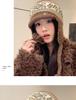 Women's Knitted Wool Lei Feng Hat with Large Brim and Ear Protection for Winter Warmth