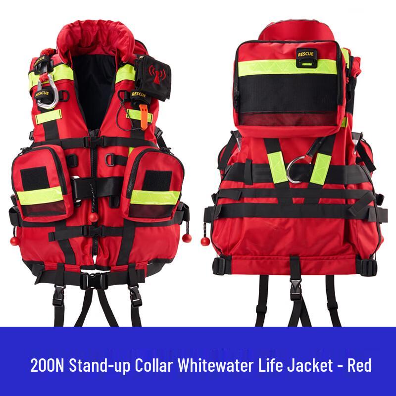 SANSHENG Bosente Heavy-Duty Whitewater Rescue Life Vest One Size