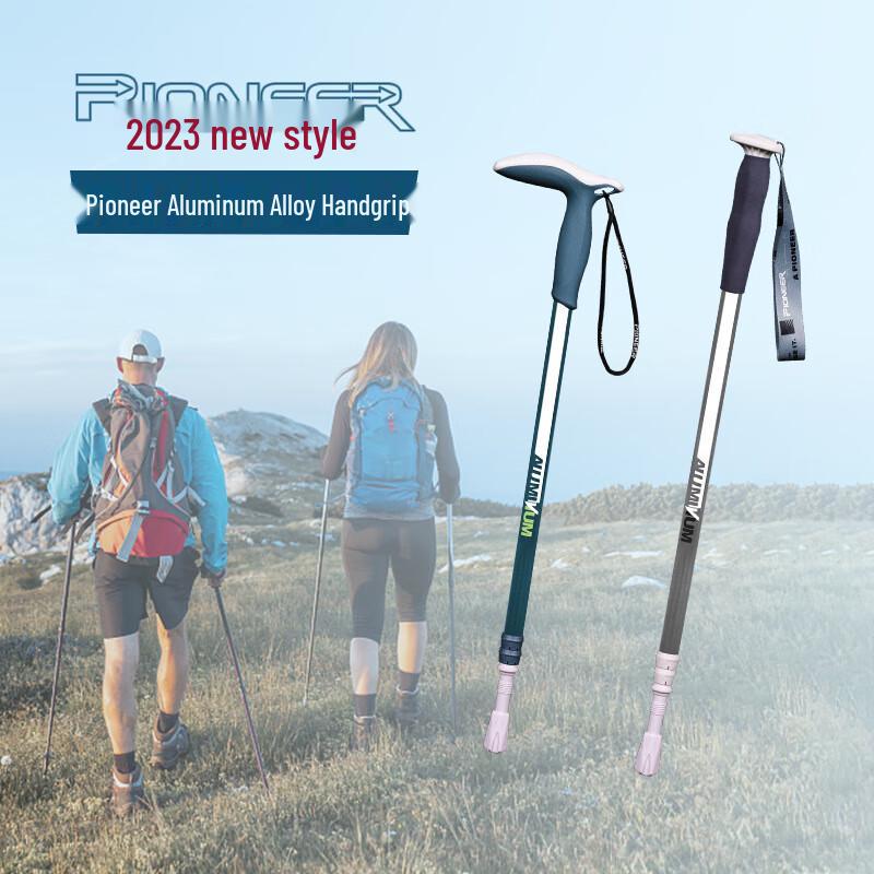 Pioneer Aluminum Telescopic Trekking & Walking Stick