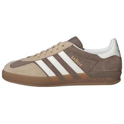Zapatillas Unisex Gazelle Indoor Earth Strata Marrón Blanco Nube Beige Mágico IF9646