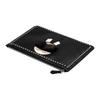 Fendi Zipper Closure Genuine Leather Clutch Men Clutch Black 7N0078-52P-F057A