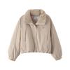 Giacca da donna BETU autunnale leggera in piuma con colletto in shearling