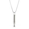 Yousheng Mindful Breathing Necklace Stainless Steel Anxiety Reduction Necklace Stress And Panic Relief Necklace Adjustable Length Meditation Inner