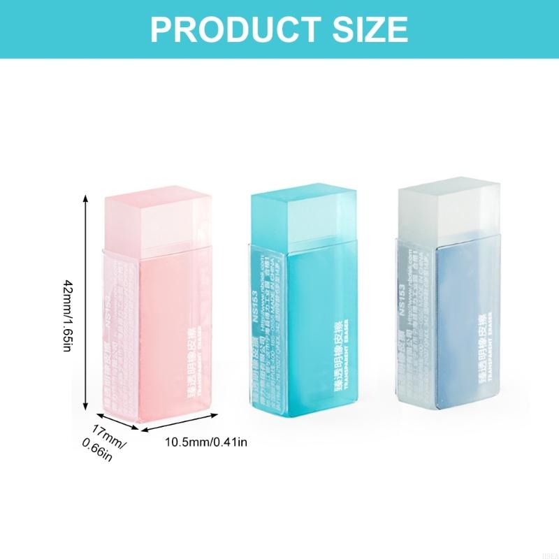 Pencil Erasers Clear Erasers Soft Eraser Aesthetic Erasers Lovely Eraser Painting Erasers Back to School Supplies