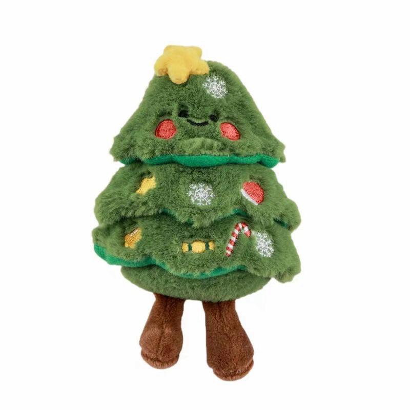 Adorable Ins Christmas Tree Plush Pendant Keychain Perfect Gift For Holidays