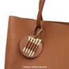 Golf Tee Holder Organizer PU Leather Golf Tee Storage Bag 5 Tee Holes Hanging Belt for Men Women Brown Black Golf Accessories