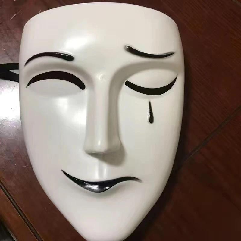 Anime Tian Guan Ci Fu Bai Wuxiang Cosplay Mask Heaven Official's Blessing Sad and Glad Full Face Halloween Masks Drop Ship