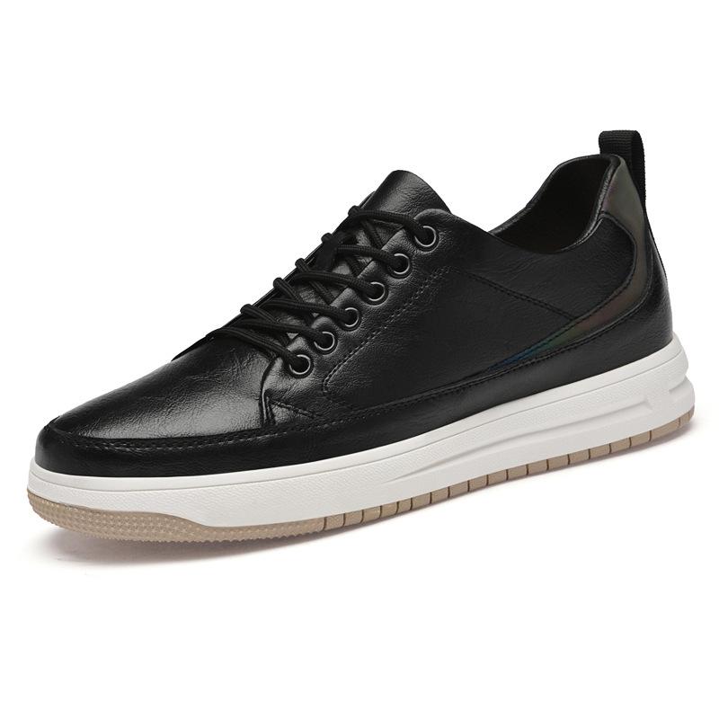 Autumn and winter invisible inner heightening men's shoes 8cm breathable flow sports shoes lightweight soft sole heightening shoes 6 casual board