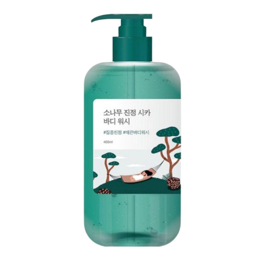 ROUND LAB Pine Calming Cica Body Wash Soothing Moisturizing Body Cleanser 400ml