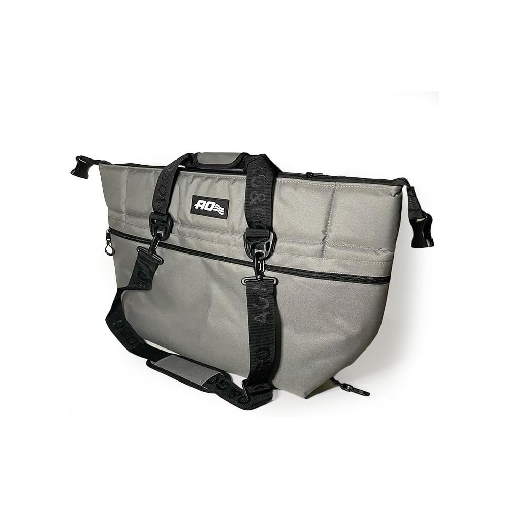 AO Coolers Soft Cooler 36 Pack Canvas Charcoal Outdoor Bag