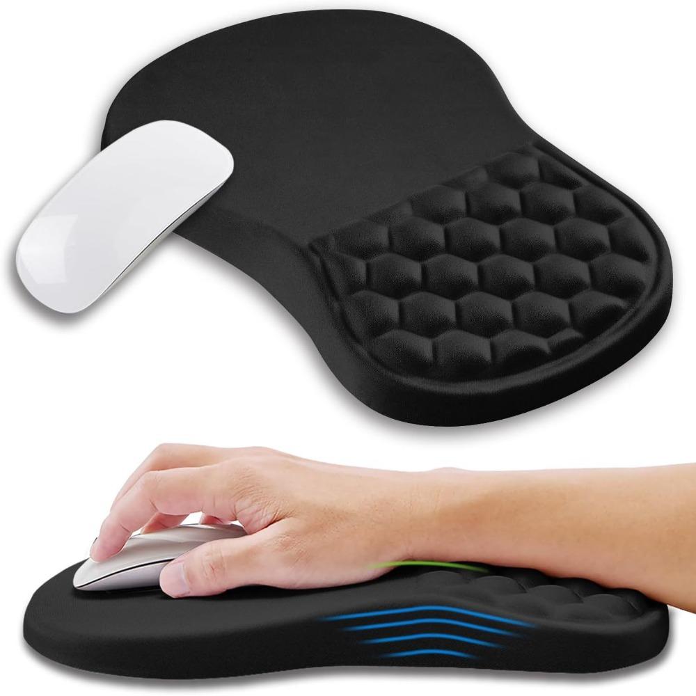 Wrist Rest Ergonomic Mouse Pad Massage Bumps Memory Foam Mouse Pad Mouse Pad Wrist Rest  Laptop Use