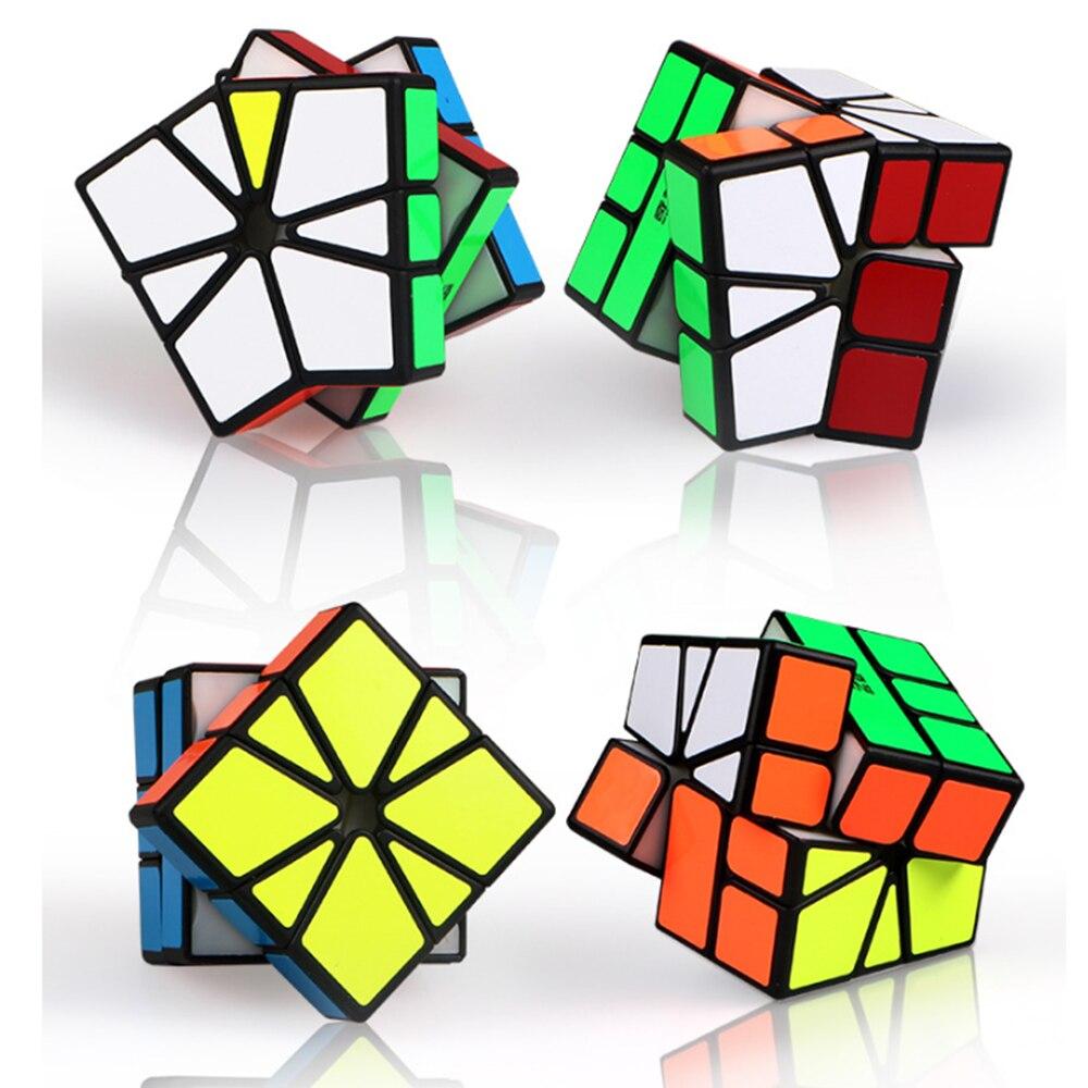 Newest Qiyi Qifa Sq -1 Magic Cube Square Puzzle 1 Speed Cube Sq1 Mofangge Twisty Learning Educational Kids Toys Game Sticker