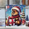 Weihnachts-Countdown-Spielzeug Countdown-Kalender Capybara-Figur Entzückende Heimdekoration Liebenswerte Weihnachtsdekorationen für das Wohnzimmer