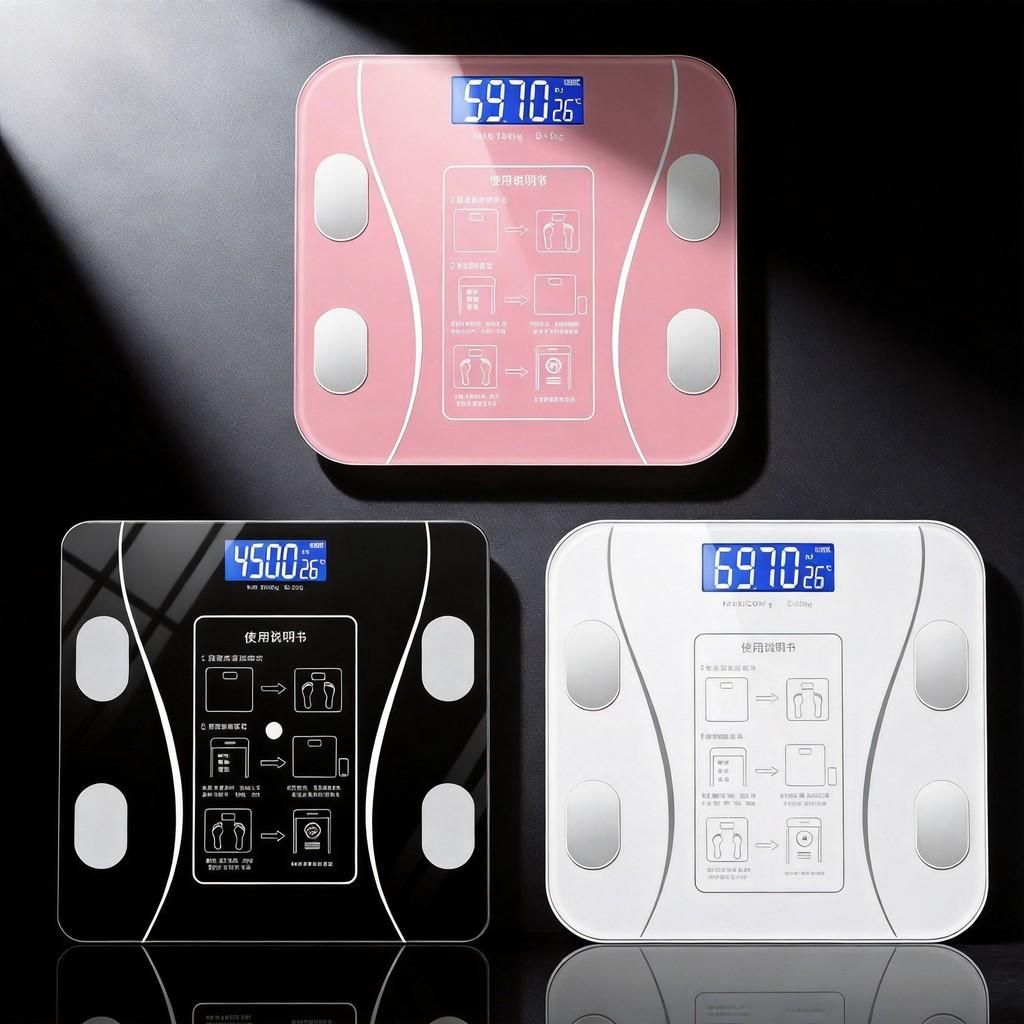 Bluetooth Smart Body Fat Scale With Water Content Testing For Home Use Adults