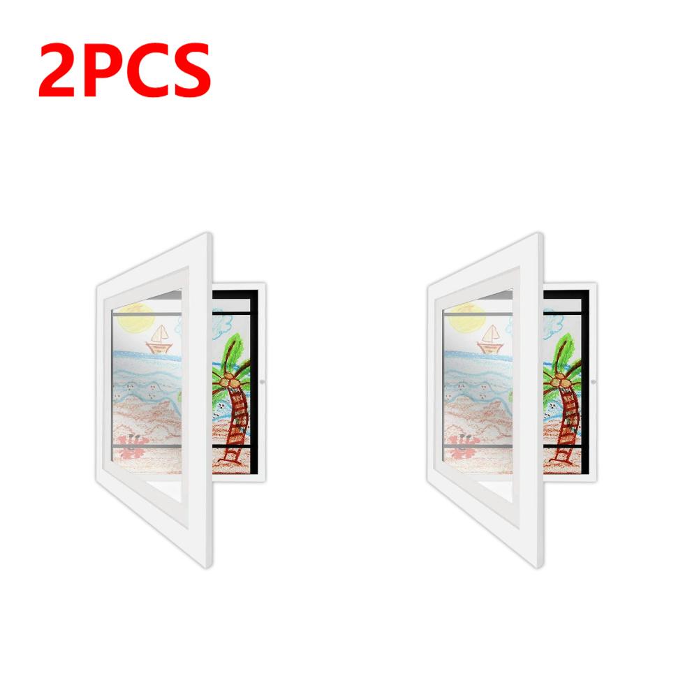 1-5PCS Artwork Frame for A6 Paper Kids Artwork Picture Frame Front Opening Wall Display Frame Artwork Display Storage Frames