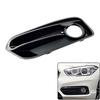 Car Front Bumper Lamp Bezel Fog Lights Frame Cover For BMW 1 Series F20 F21 LCI Sport 2015-2018 With Lamp Holes Black