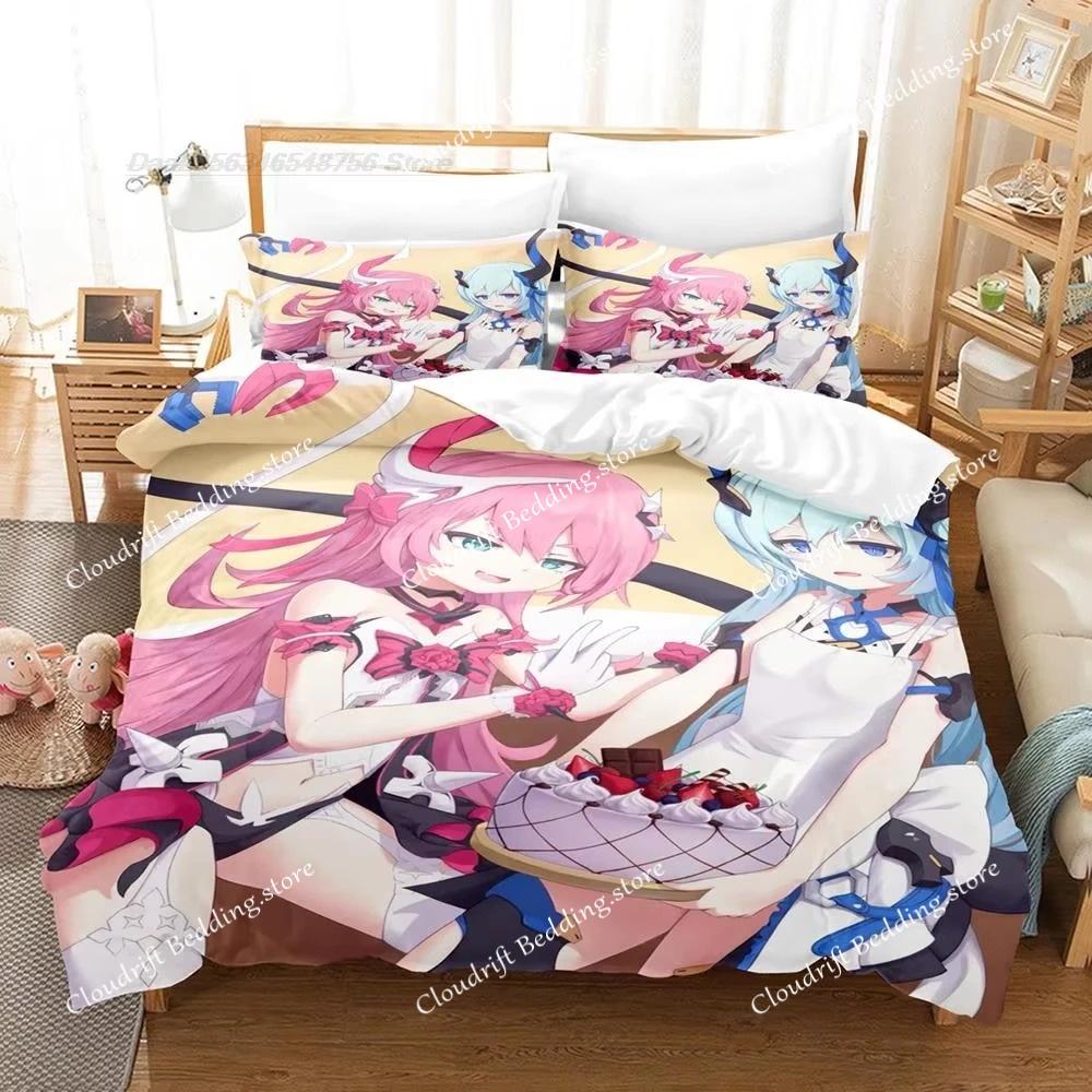 Honkai Impact 3rd Bedding Set Single Twin Full Queen King Size Bed Set Adult Kid Bedroom Duvet Cover Sets 3D Print Kawaii Anime