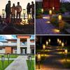 Solar Tungsten Lawn Lamp,LED Outdoor Ambient Lighting, Suitable for Courtyard, Garden, Villa, Driveway, and Festive Party Atmosphere Decoration