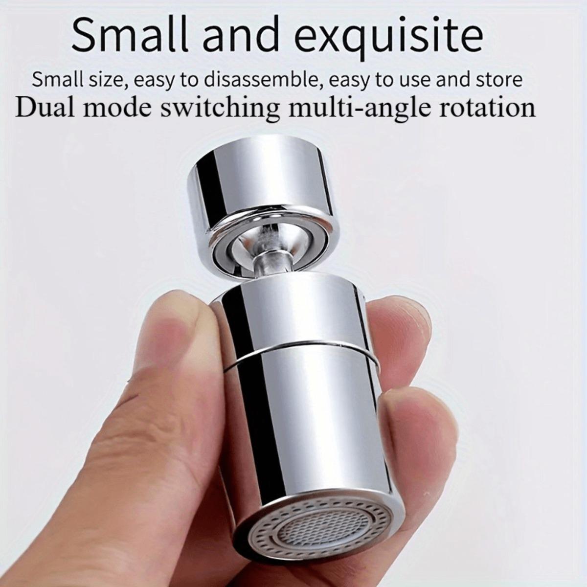 

3/1pcs 360 Degree Rotating Dual-mode Kitchen and Bathroom Splash Proof Faucet Aerator, Splash Proof Toiletries,two Water Output Modes,faucet Expansion 1 PCS