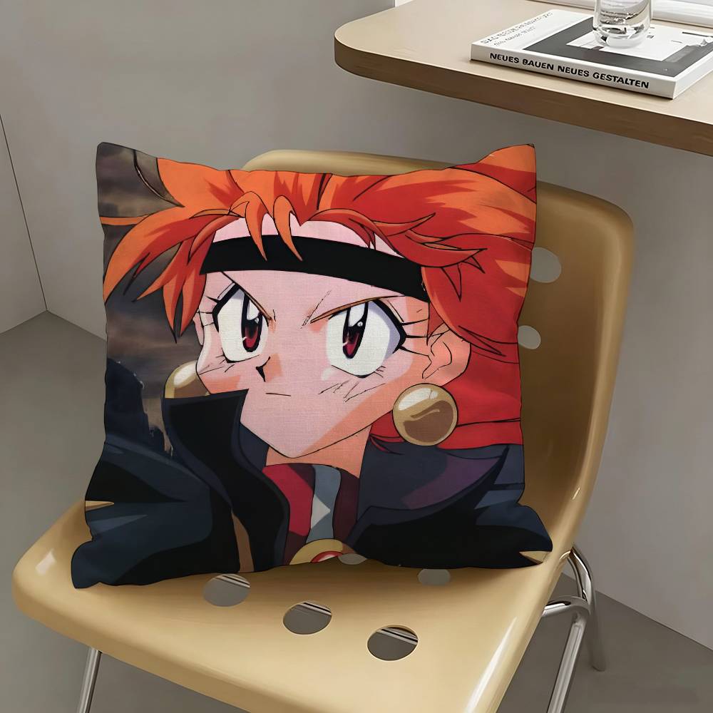 1pc Lina Inverse Anime Characters Pillow Case Fashion Square Pillowcase Bedroom Sofa Room Ins Decoration Leisure