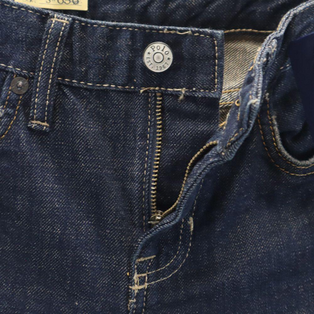 unused POLO RALPH LAUREN Skinny denim pants 12 Navy jeans Kid's Used