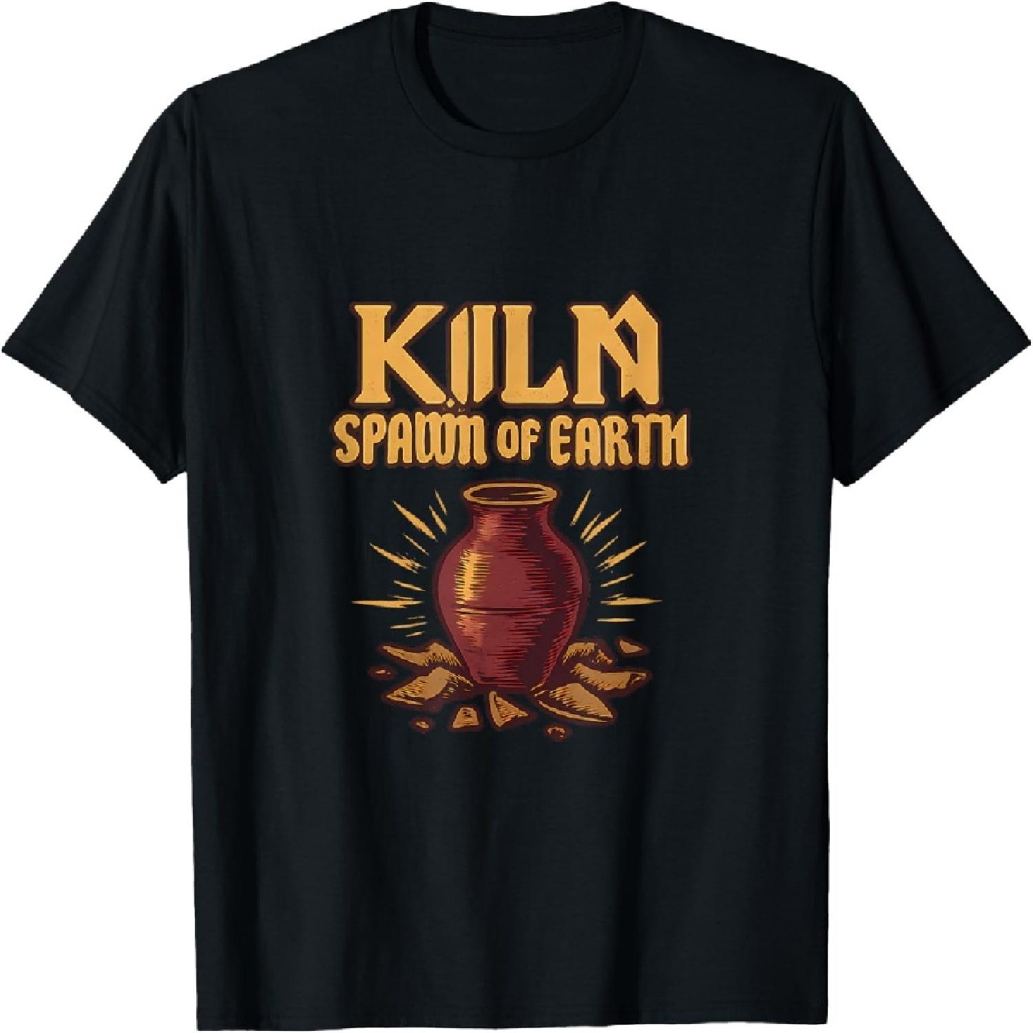 Kiln Spawn of Earth Pottery Rockband Graphic T-Shirt S