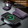 MAGKING K3 Series For iPhone 15 Case Compatible with MagSafe Wallet PC+TPU+PU Phone Cover