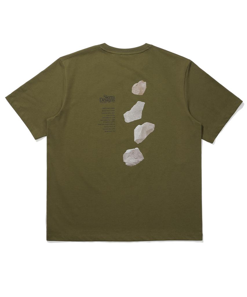 SIERRA DESIGNS Yosemite Stone Chill-Lite Short Sleeve T-Shirt Khaki