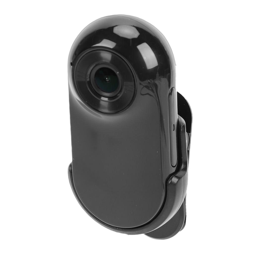 Thumb Size Cam Multifunctional 128GB 1080P HD Recording Wearable Sports Snap Cam with Magnetic Lanyard Black