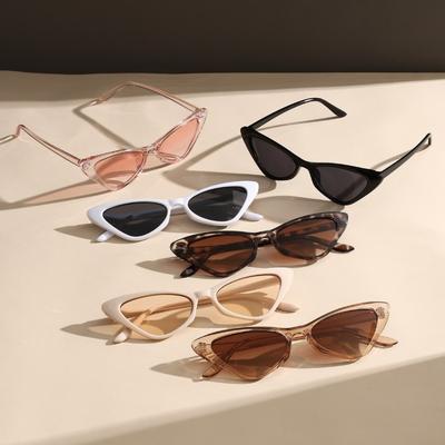 Nouvelles Lunettes de Soleil Œil de Chat pour Femmes à la Mode Rétro Marque Designer Homme Tendance Léopard Lunettes de Soleil Nuances Uv400