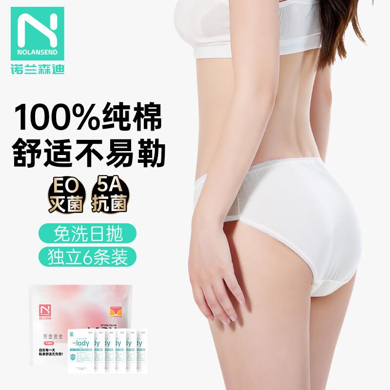 Nolan Sendy Women s Disposable Cotton Underwear (6-Pack)