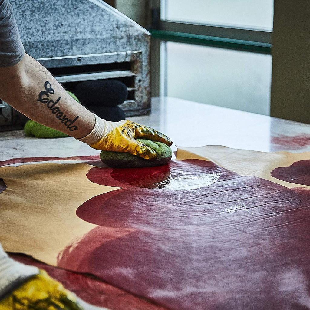 Golbe Italian Leather Aluminum Card Holder H (Blue)